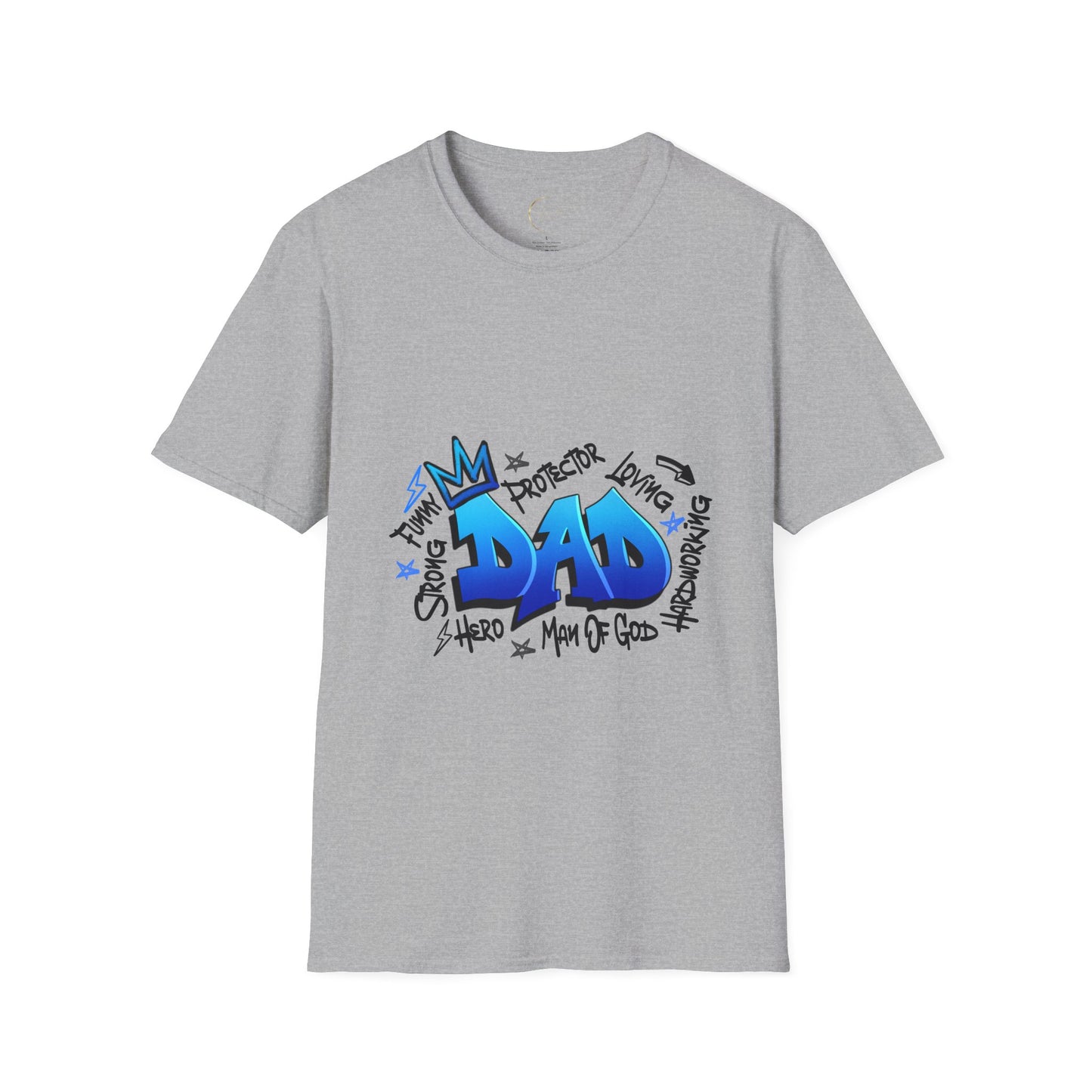 Unisex Softstyle Graffiti Dad T-Shirt