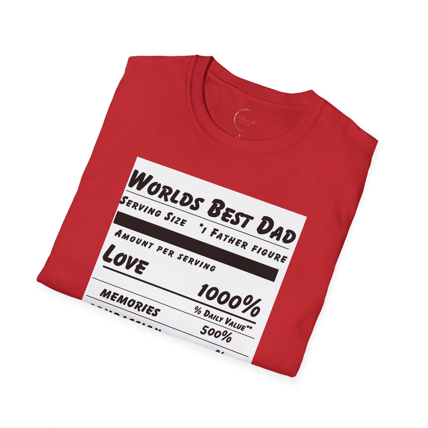 Unisex Softstyle World's Best Dad (Ingredients) T-Shirt