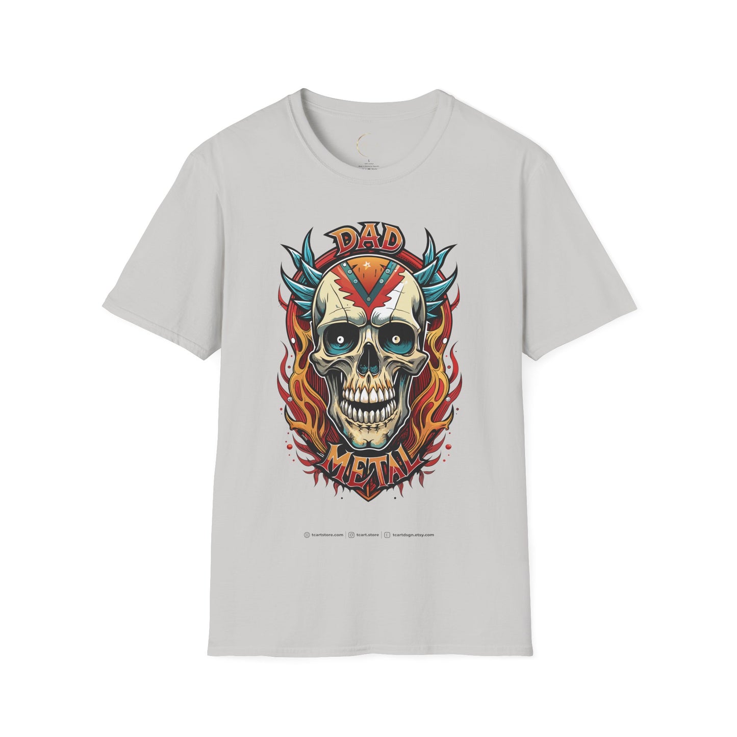 Unisex Softstyle Dad Metal T-Shirt