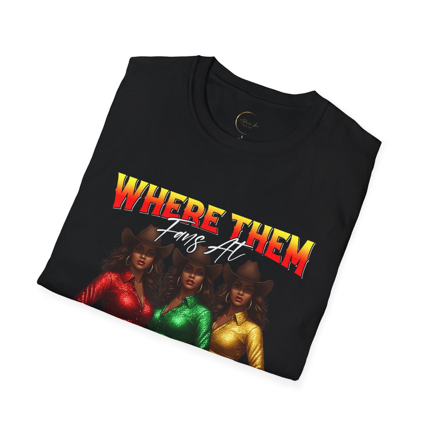 Where Them Boots T-Shirt, Unisex Softstyle Tee, Afrocentric Shirt, Fashionable Graphic Tee, Statement T-Shirt, Everyday Casual Wear