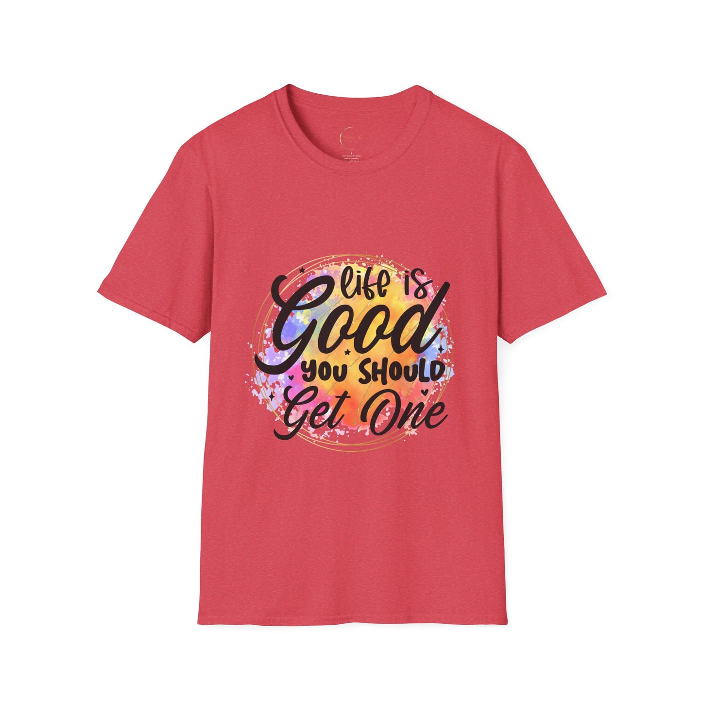 Unisex Softstyle Life is Good T-Shirt