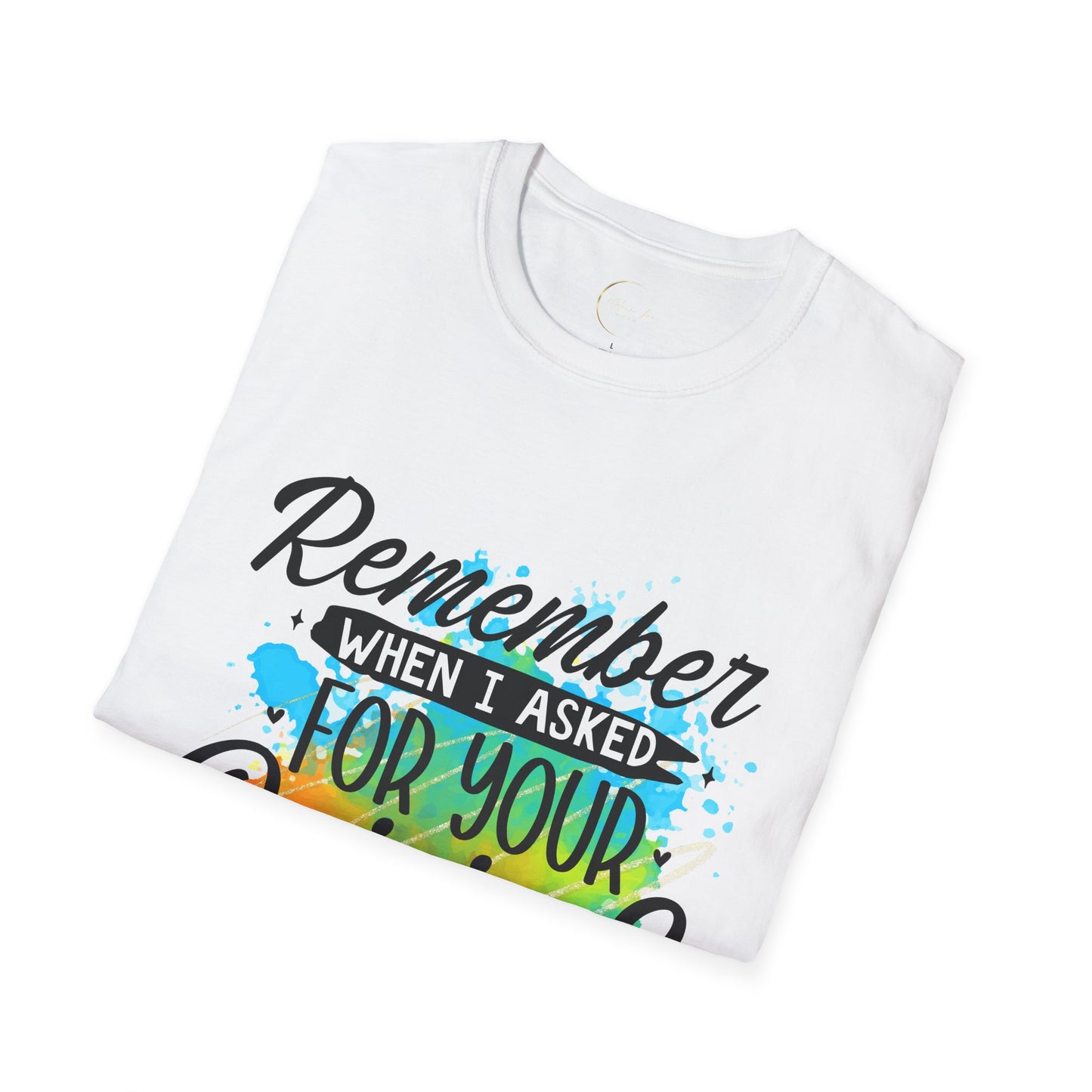 Unisex Softstyle Remember When  T-Shirt