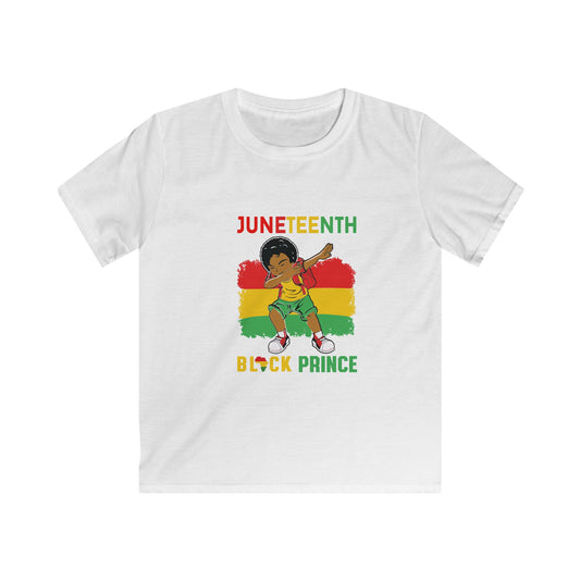 Kids Softstyle Juneteenth Black Prince Tee