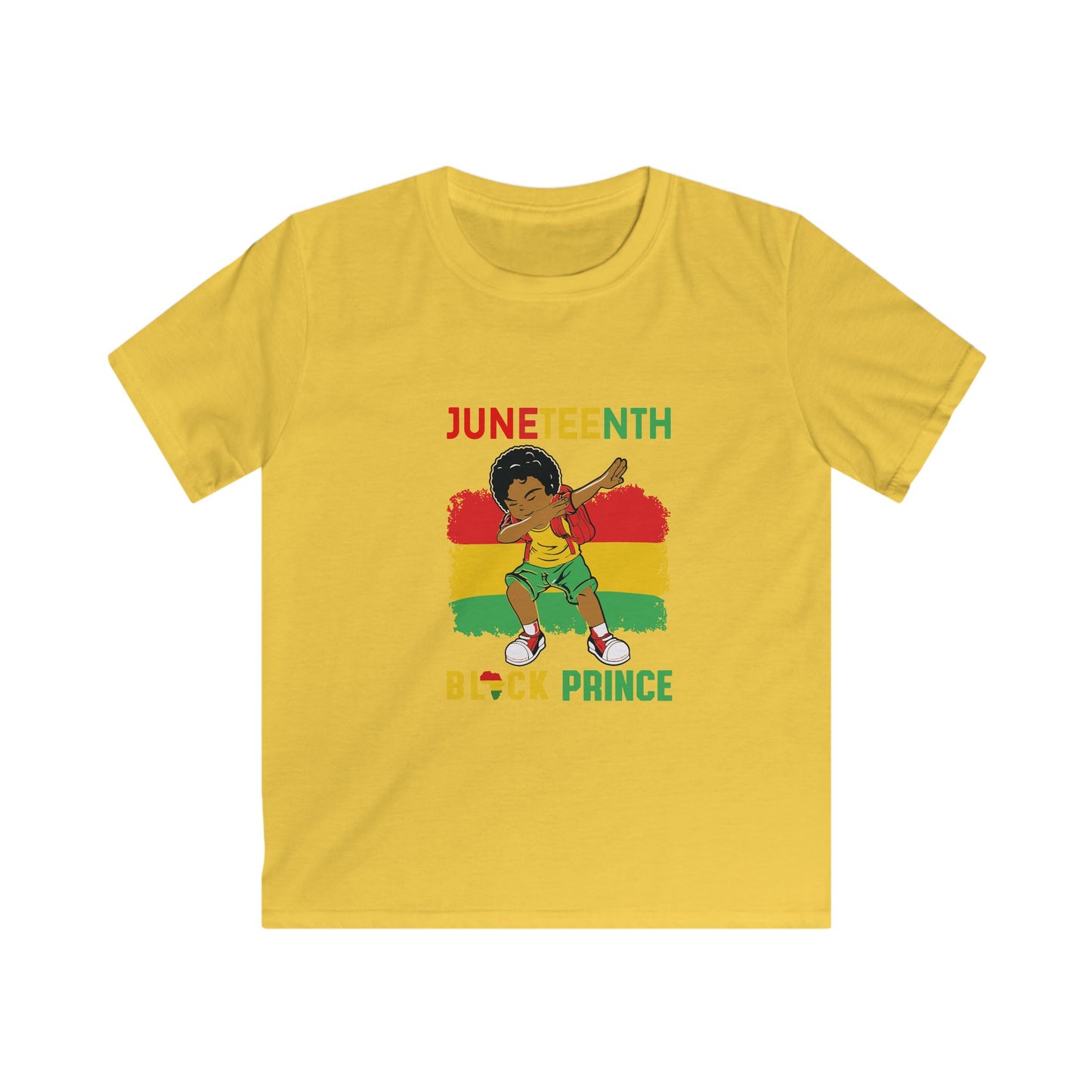 Kids Softstyle Juneteenth Black Prince Tee