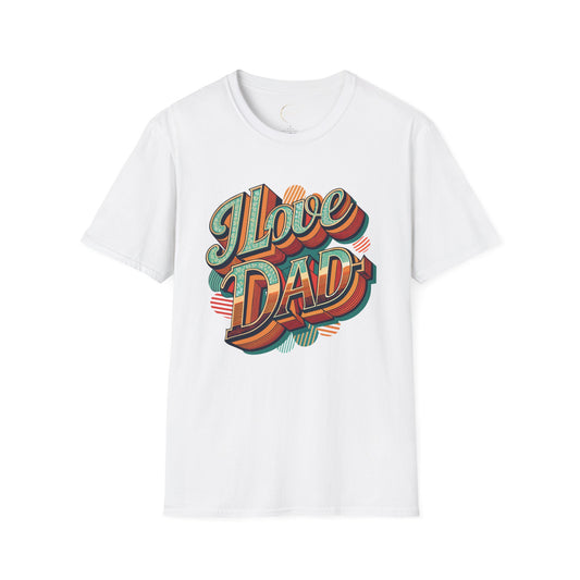Unisex Softstyle I Love Dad T-Shirt