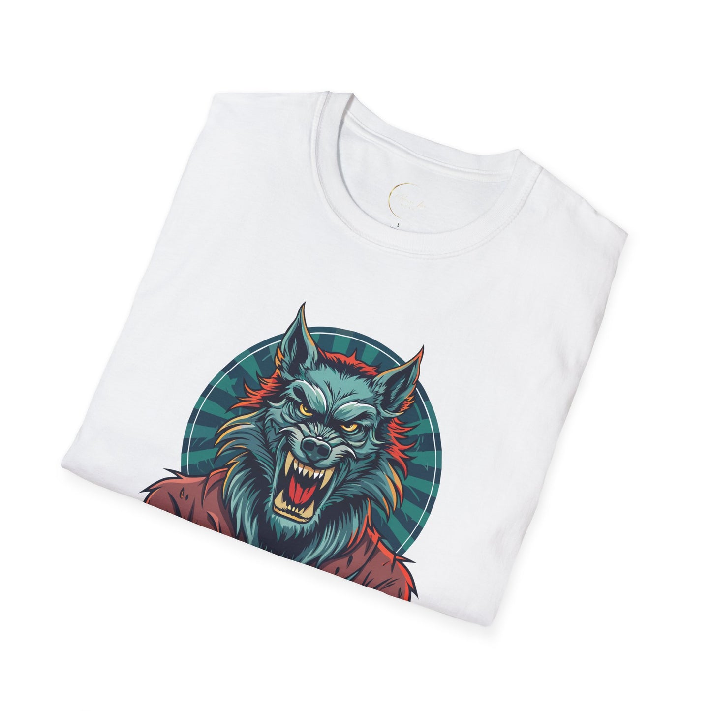 Unisex Softstyle Wolf Dad T-Shirt