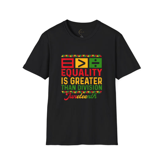 Equality Celebration Shirt | Juneteenth T-Shirt, Equality Activism Tee, Unisex Softstyle T-Shirt, Colorful Graphic Tee, Statement Apparel