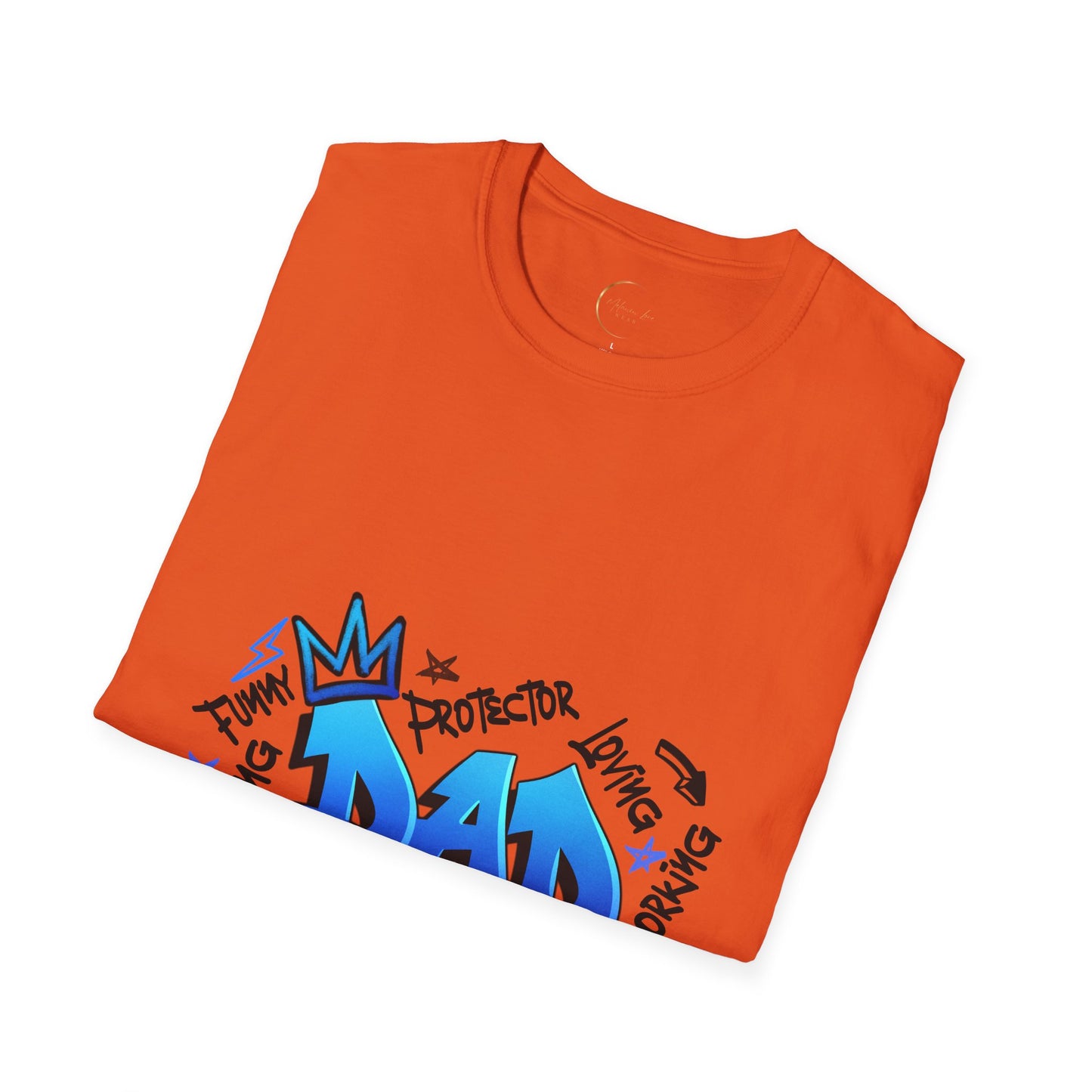 Unisex Softstyle Graffiti Dad T-Shirt
