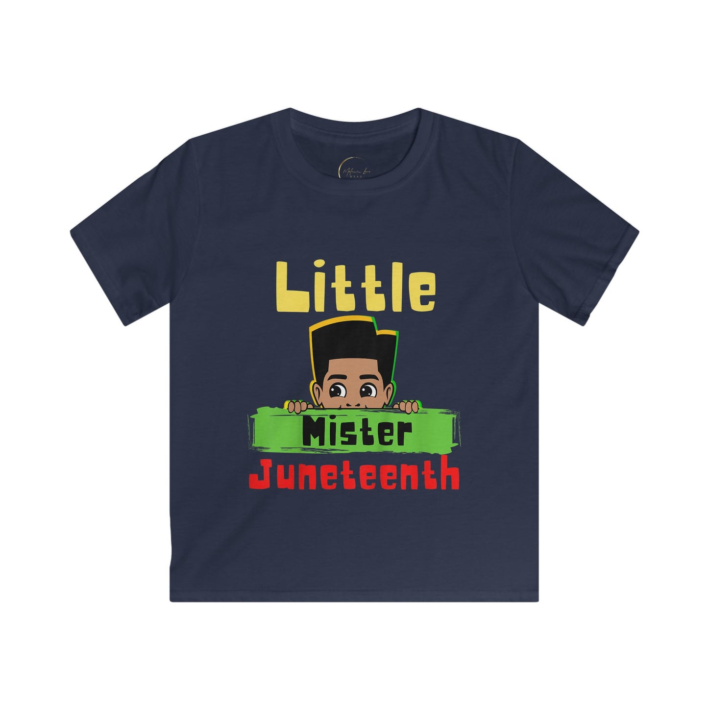 Kids Softstyle Little Mister Juneteenth Tee