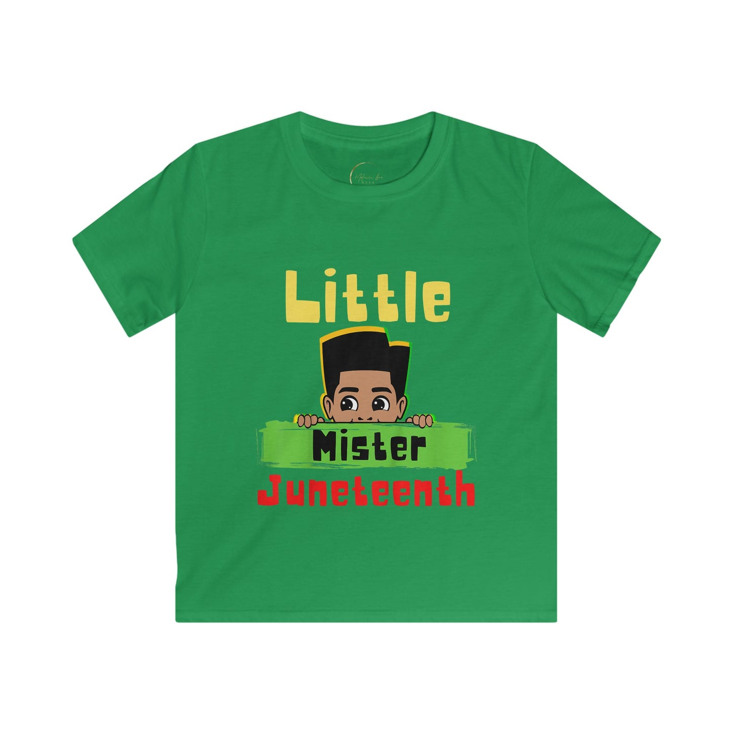 Kids Softstyle Little Mister Juneteenth Tee