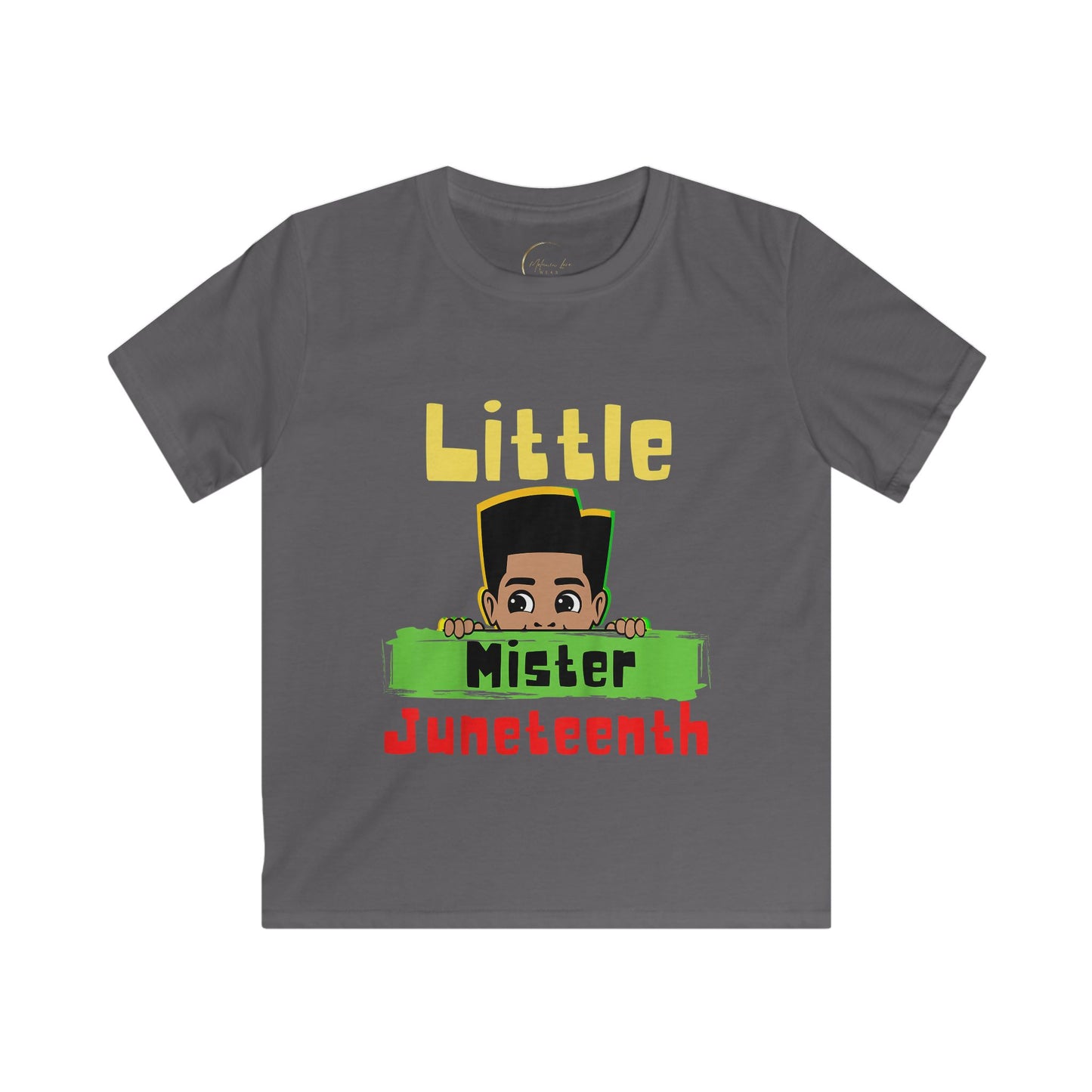 Kids Softstyle Little Mister Juneteenth Tee