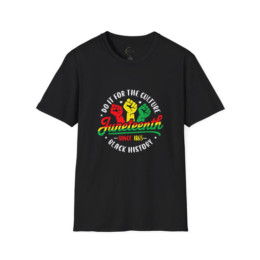 Juneteenth Celebration T-Shirt, Unisex Graphic Tee, Black History Month Apparel, Cultural Statement Shirt, Gift for Activists