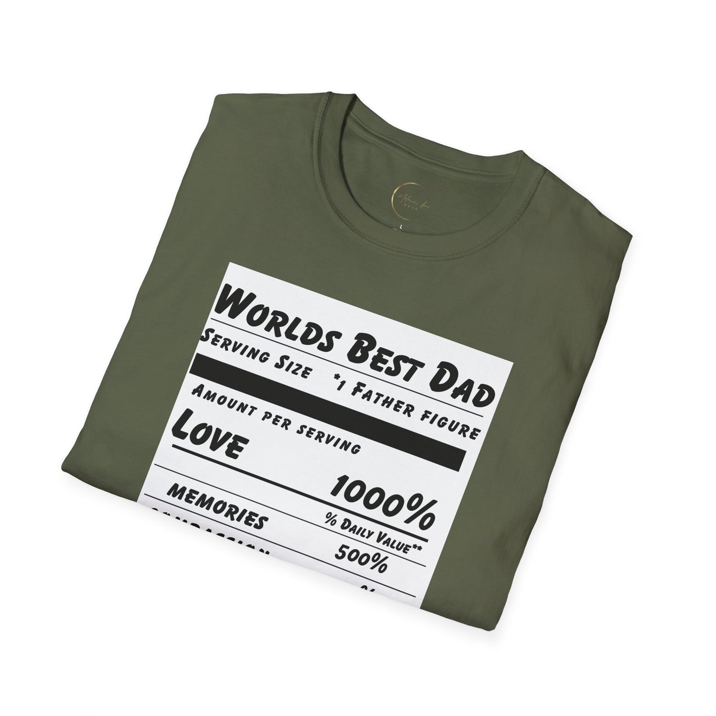 Unisex Softstyle World's Best Dad (Ingredients) T-Shirt