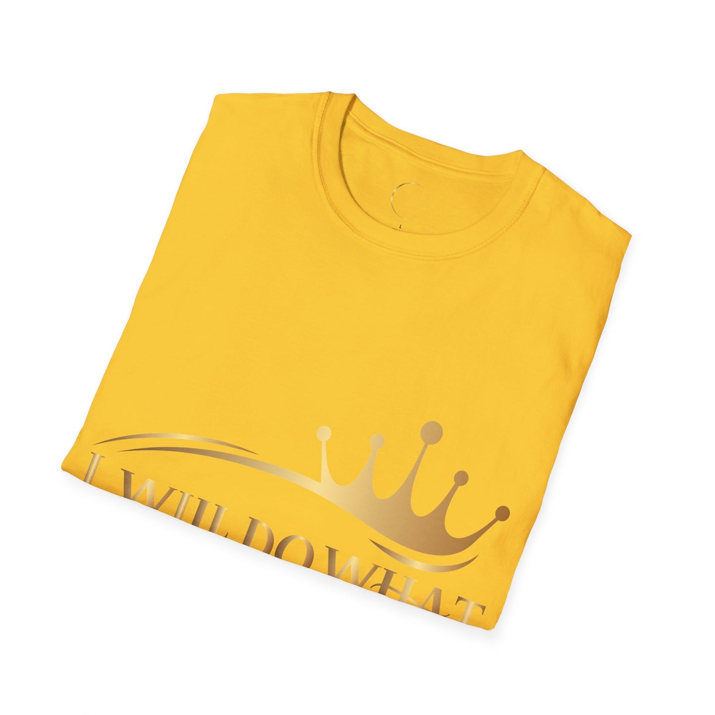 Unisex Softstyle I Will Do What Queens Do T-Shirt