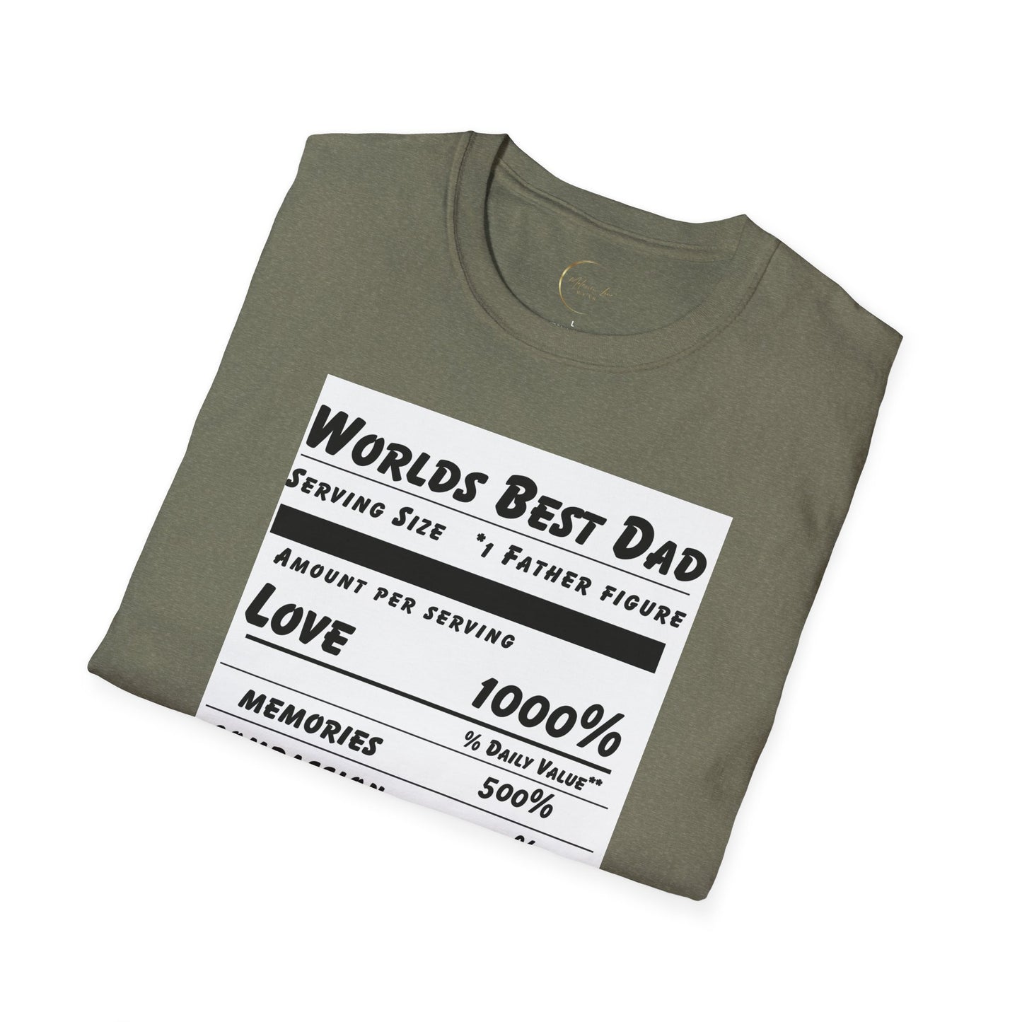 Unisex Softstyle World's Best Dad (Ingredients) T-Shirt
