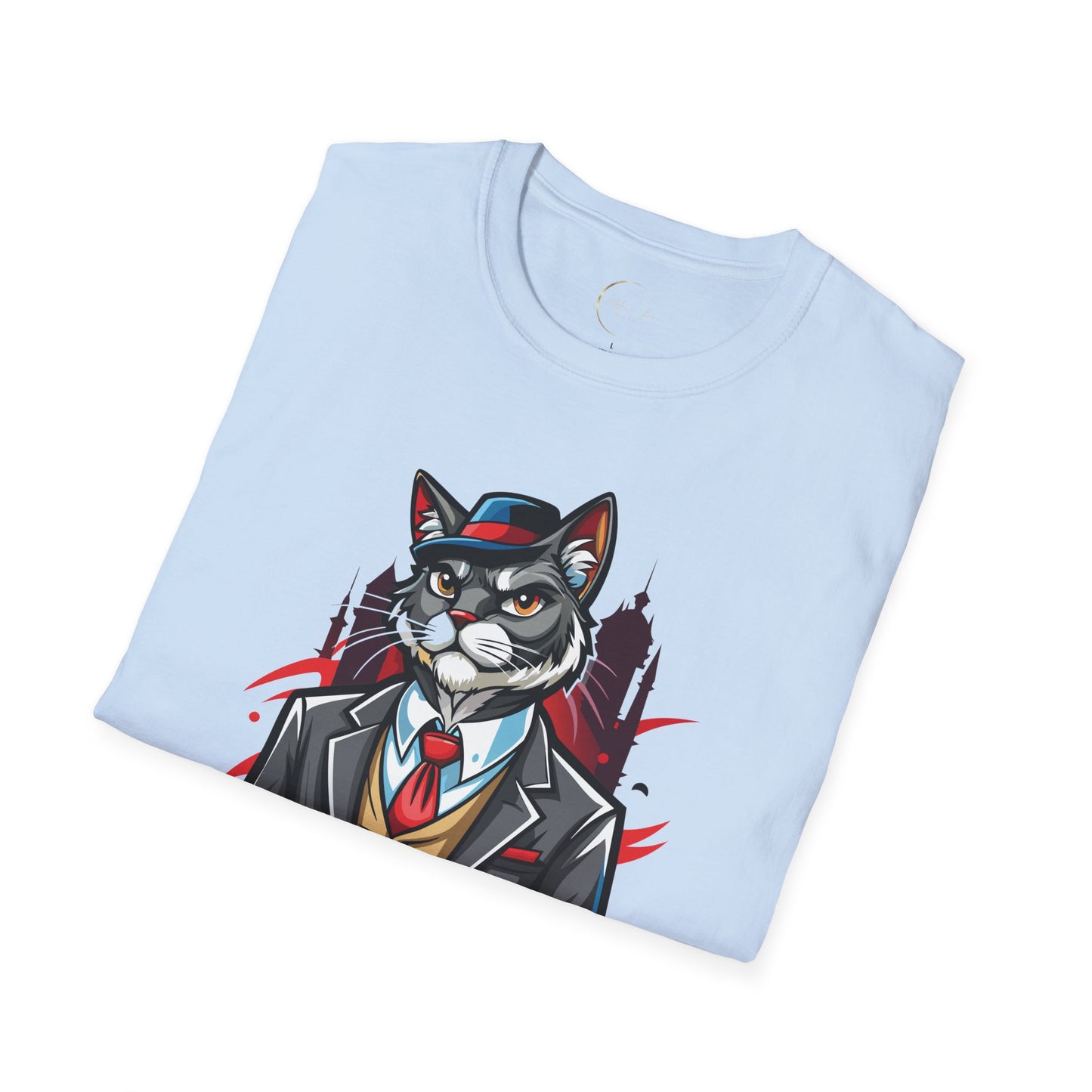 Unisex Softstyle Cat Father T-Shirt