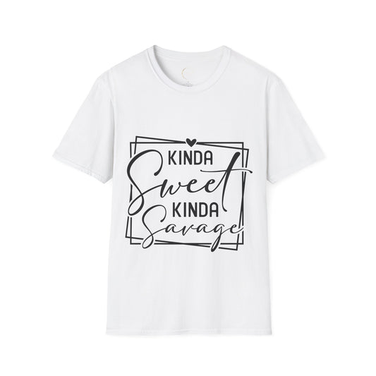 Unisex Softstyle Kinda Sweet Kinda Savage T-Shirt