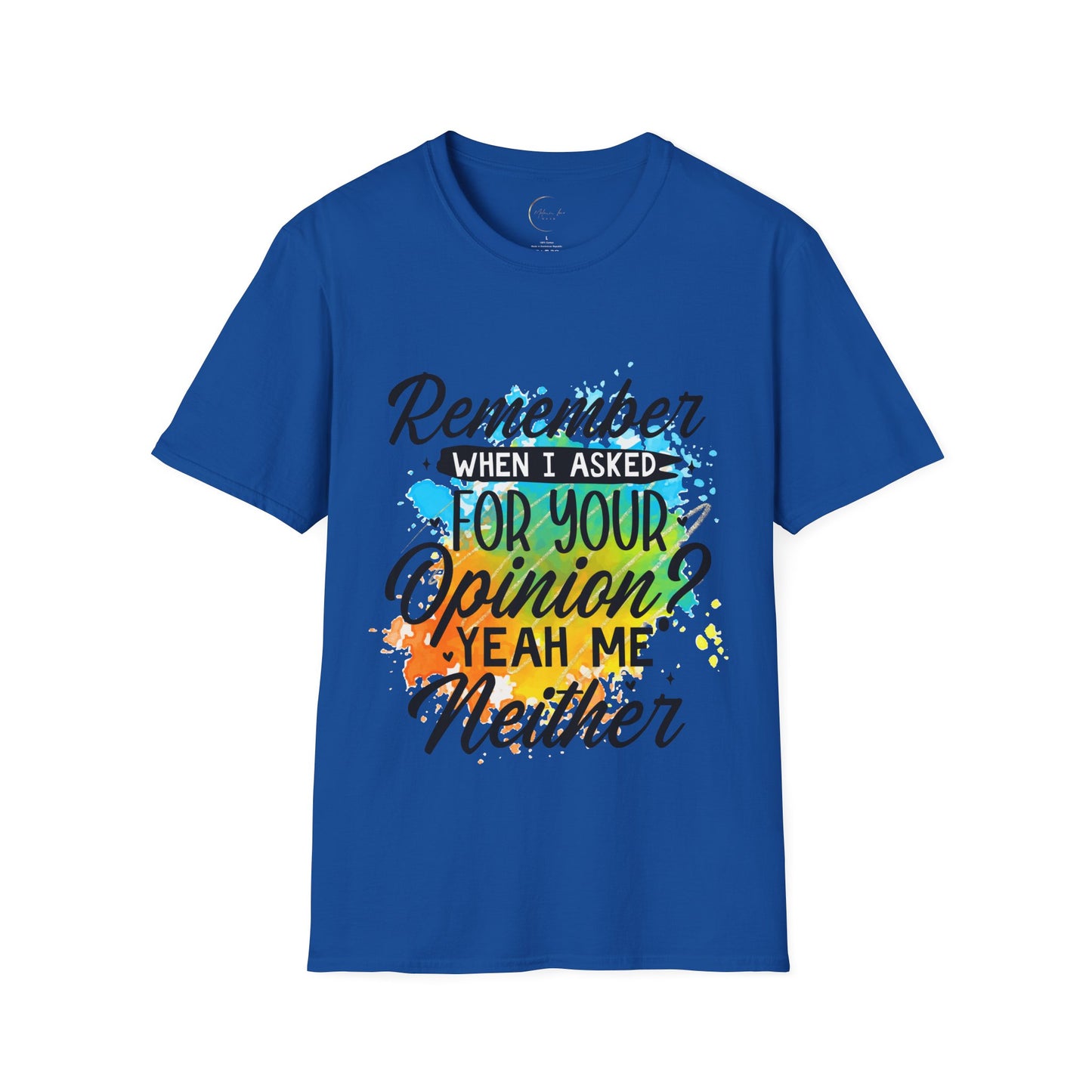 Unisex Softstyle Remember When  T-Shirt