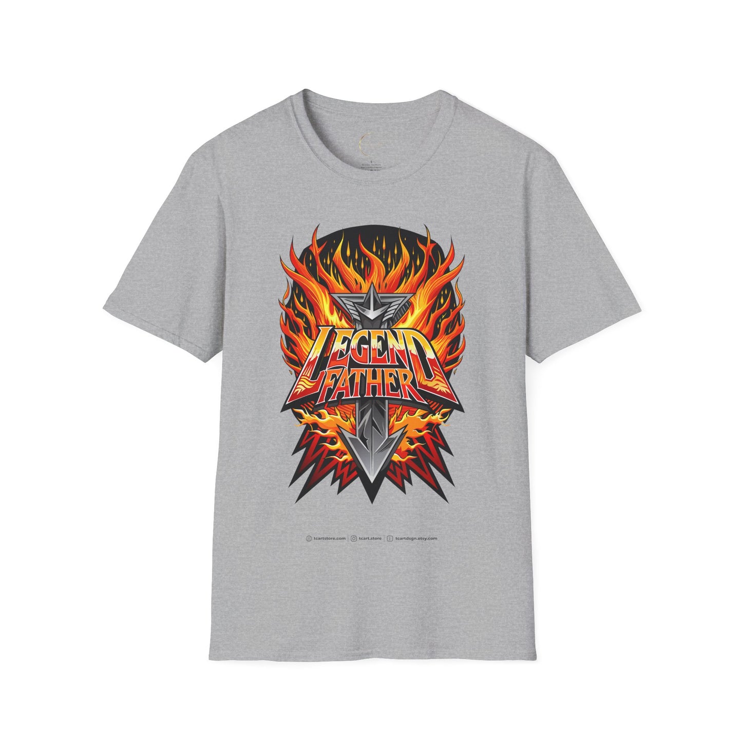 Unisex Softstyle Legend Father T-Shirt
