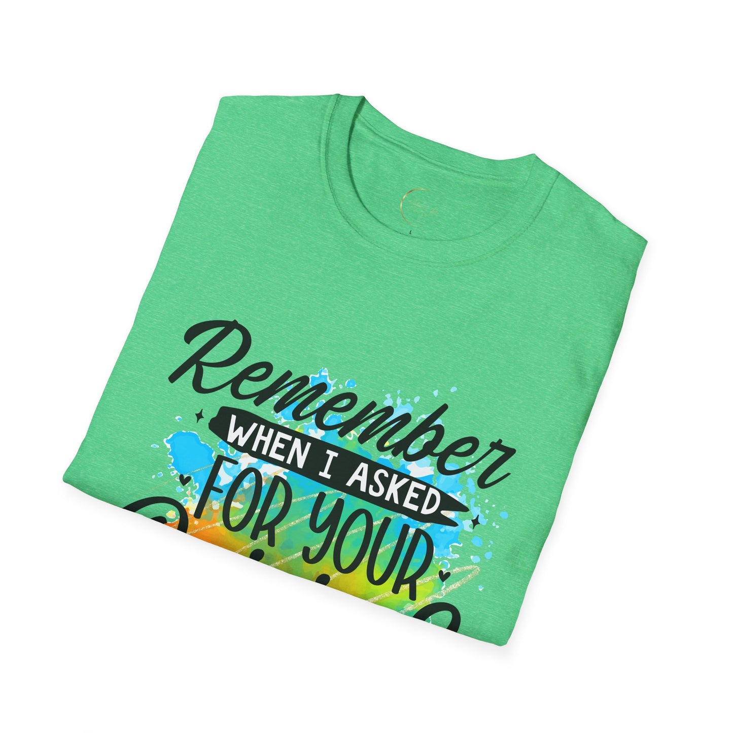 Unisex Softstyle Remember When  T-Shirt