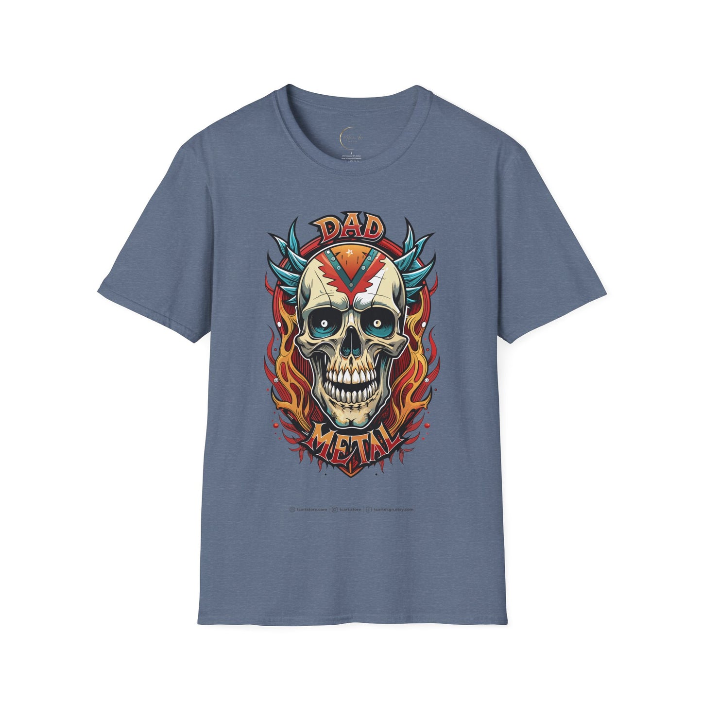 Unisex Softstyle Dad Metal T-Shirt