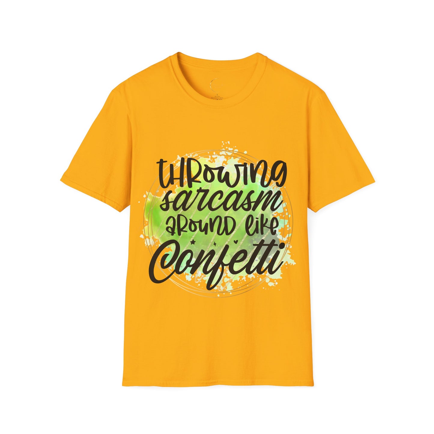 Unisex Softstyle Throwing Sarcasm T-Shirt