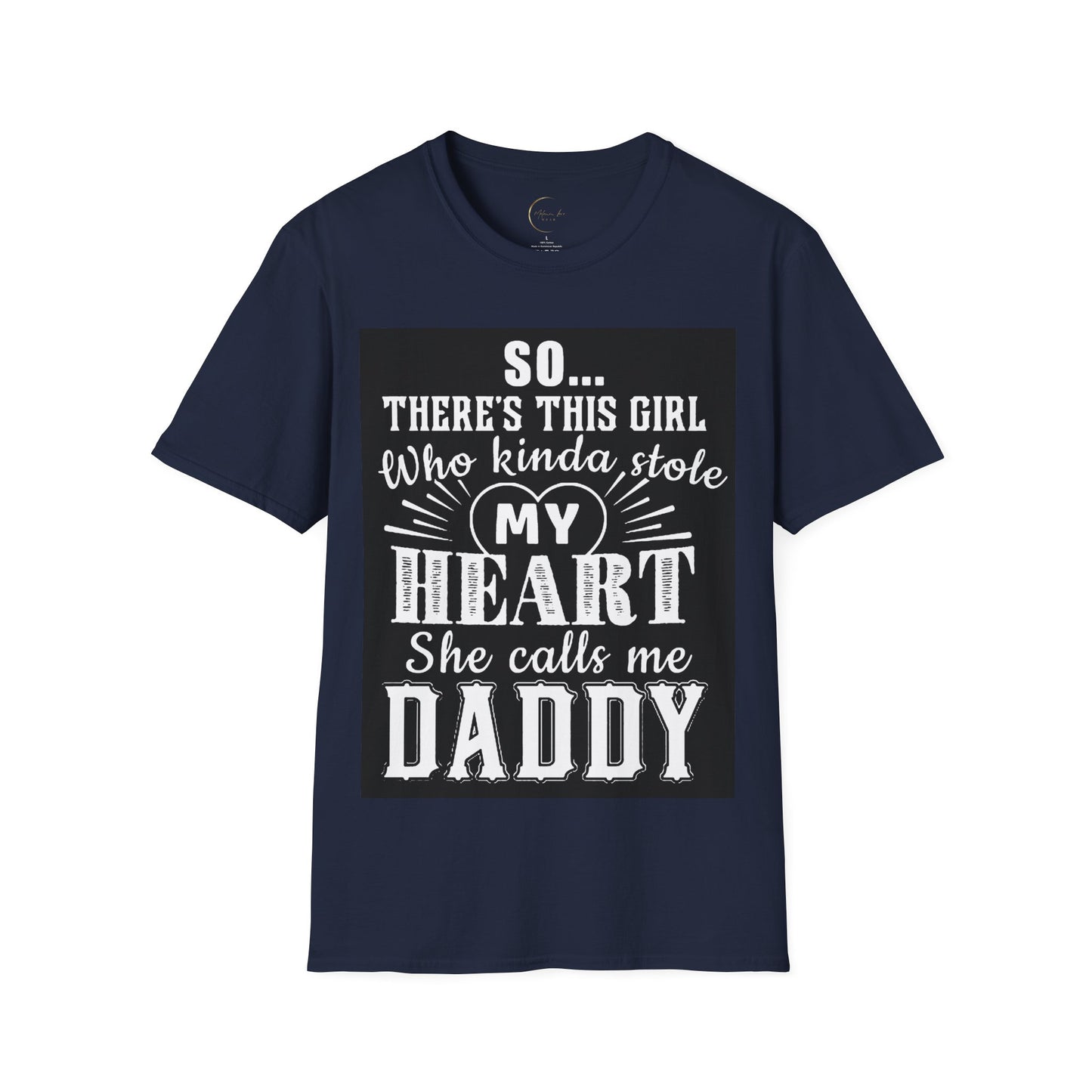 Unisex Softstyle My Heart Daddy T-Shirt