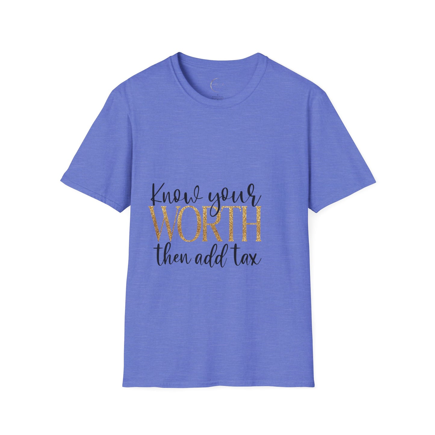 Unisex Softstyle Know Your Worth  T-Shirt