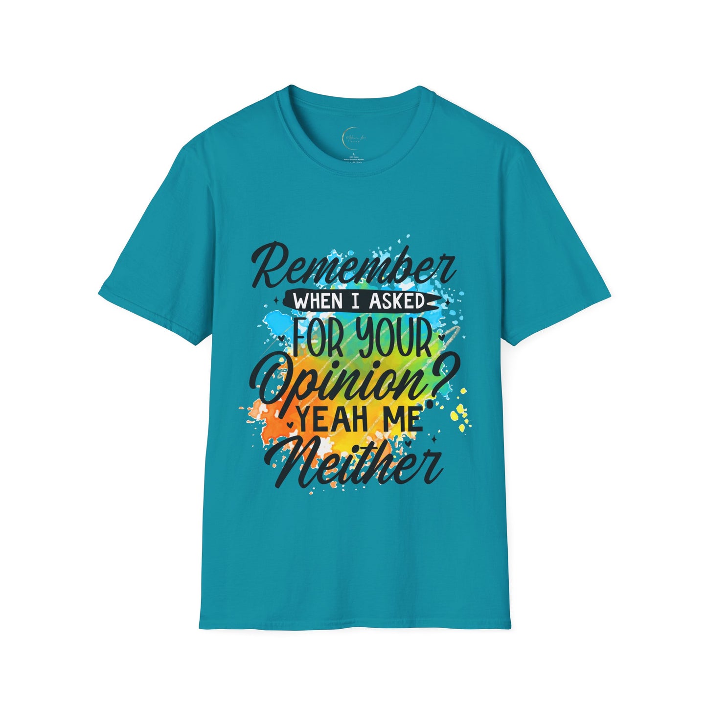 Unisex Softstyle Remember When  T-Shirt