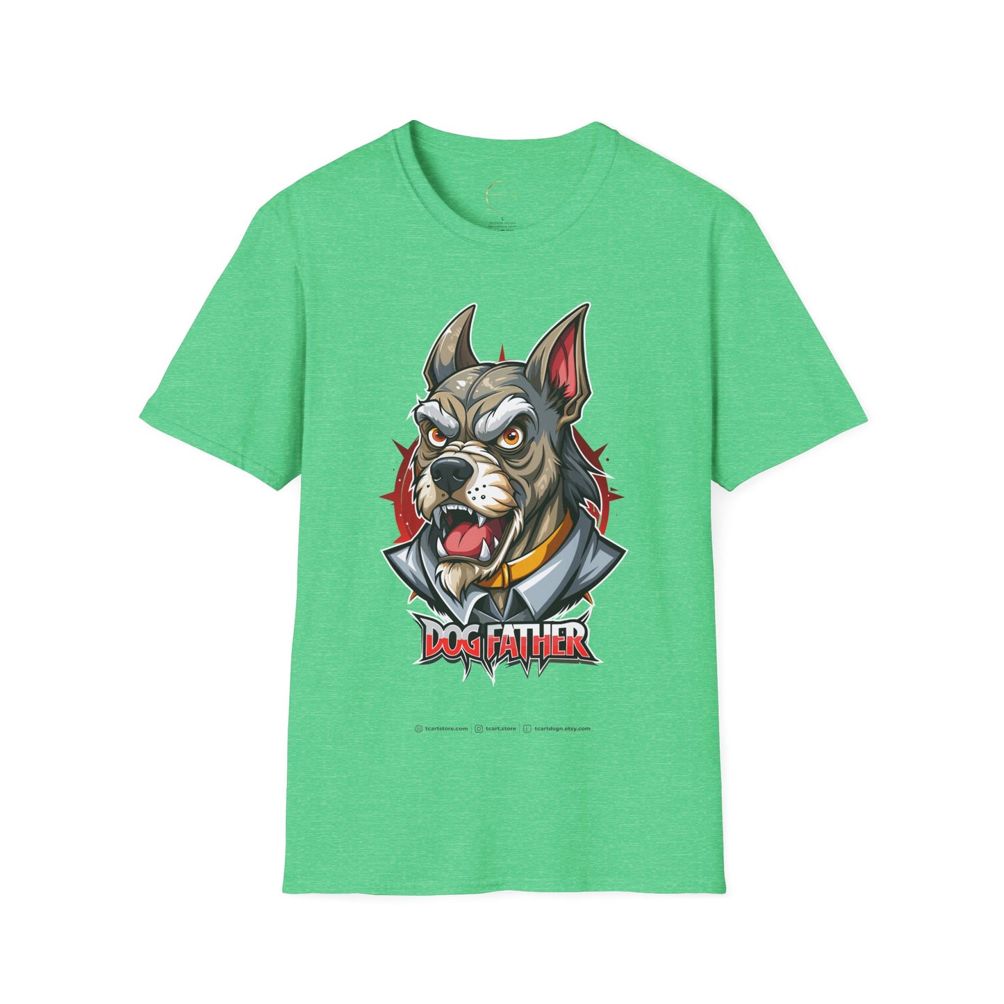 Unisex Softstyle Dog Father T-Shirt