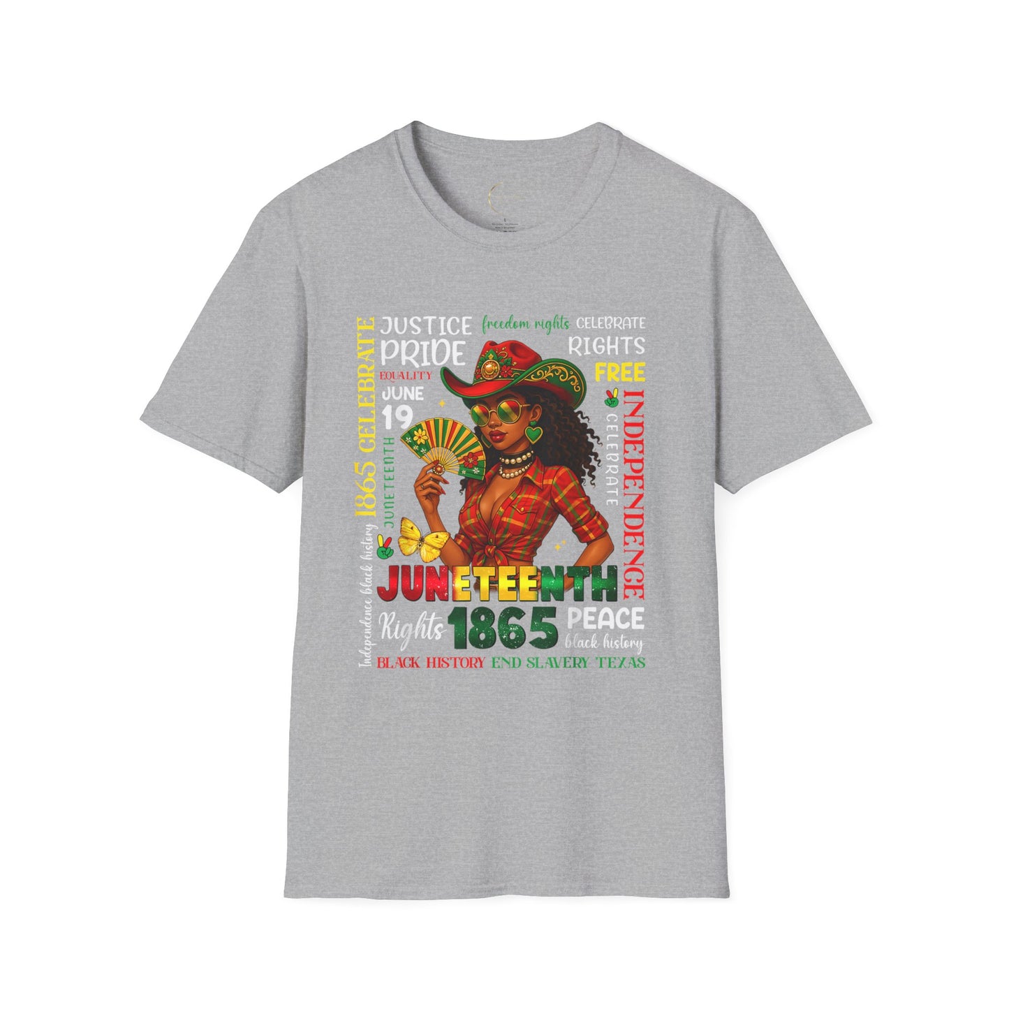 Juneteenth Celebration T-Shirt, Unisex Softstyle Tee, Black History Month Gift, Cultural Awareness Shirt, Independence Day Apparel