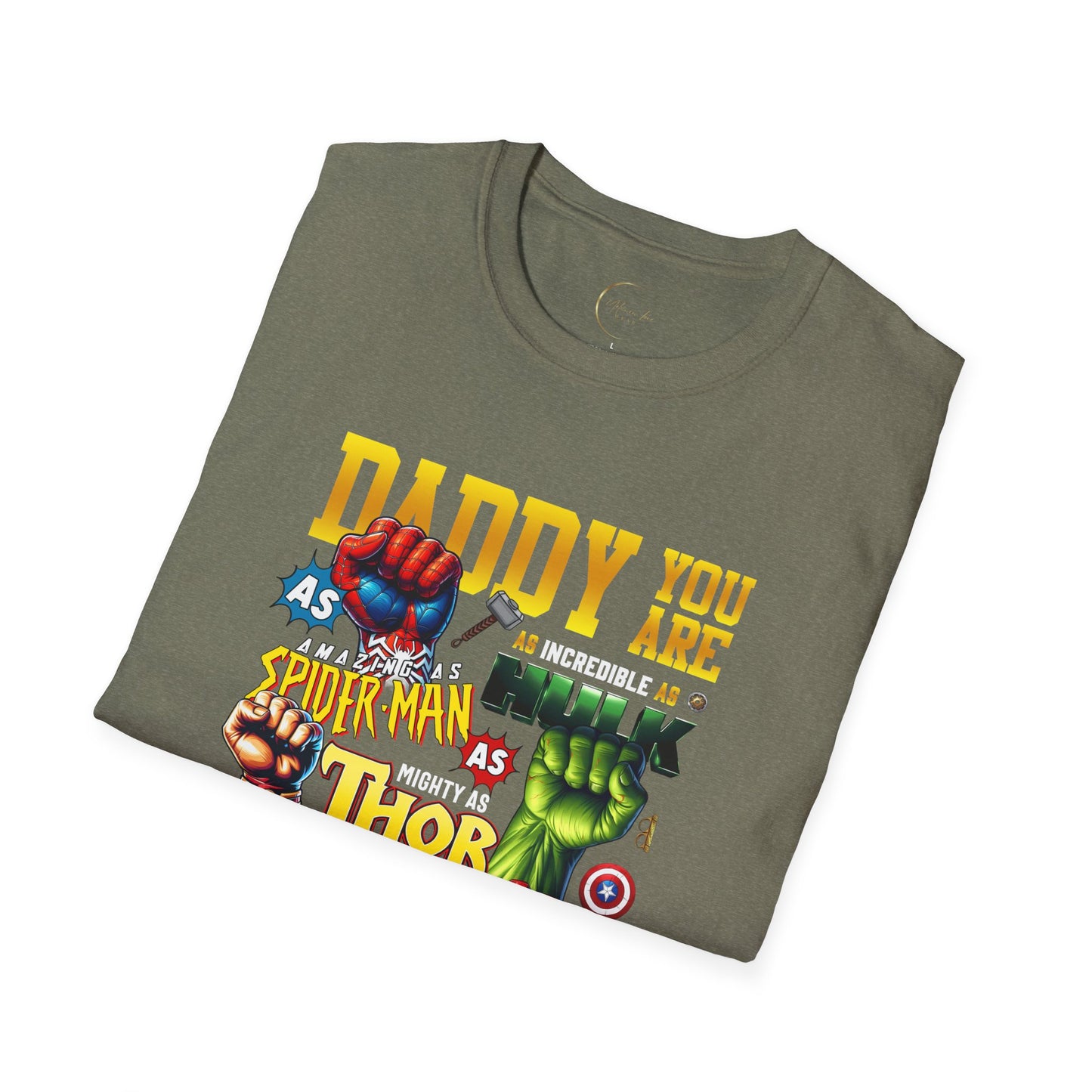Superhero Dad T-Shirt | Gift for Father's Day, Birthday, Dad's Day, Marvel Fan T-Shirt, Dad Humor Tee, Family Matching Tees