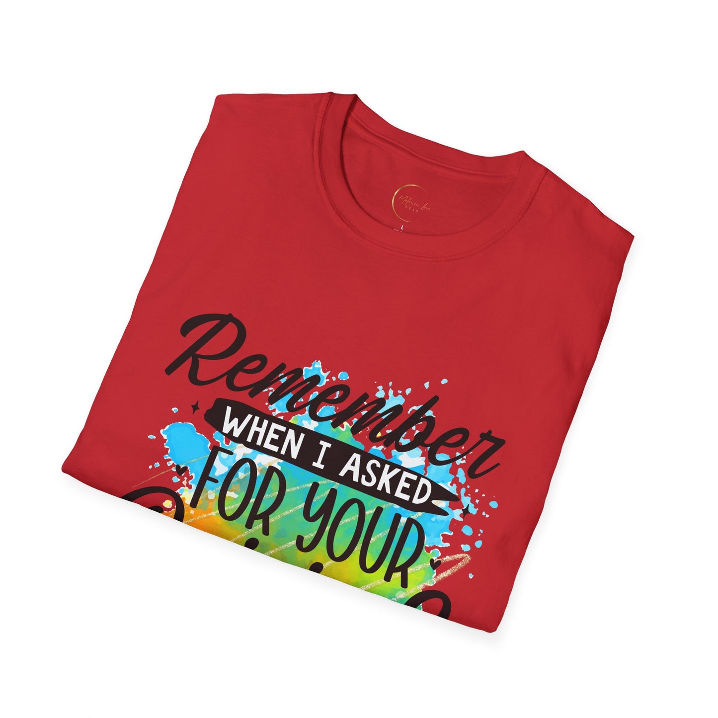 Unisex Softstyle Remember When  T-Shirt