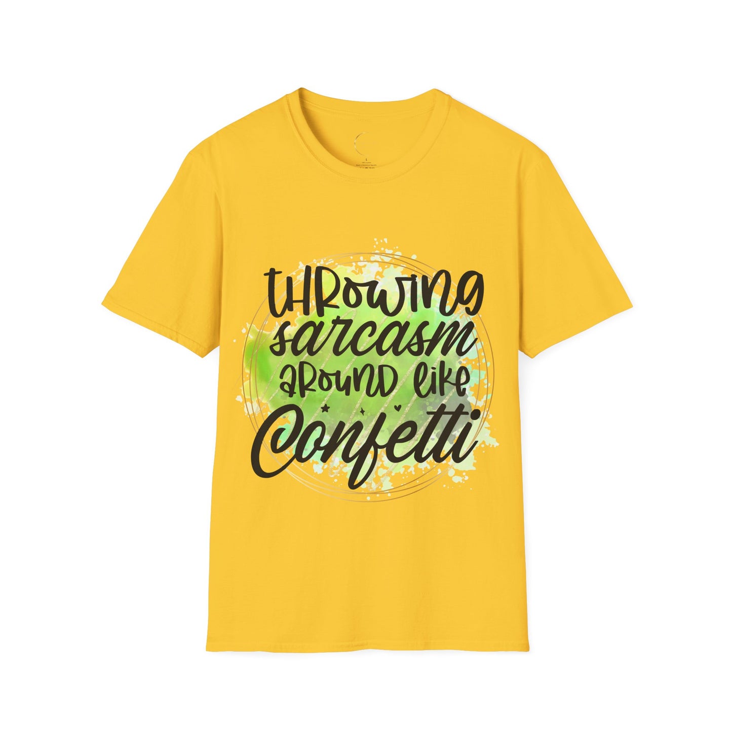 Unisex Softstyle Throwing Sarcasm T-Shirt