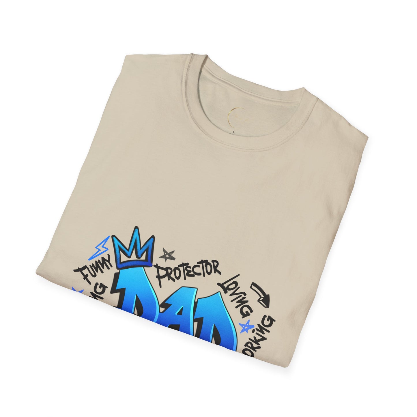 Unisex Softstyle Graffiti Dad T-Shirt