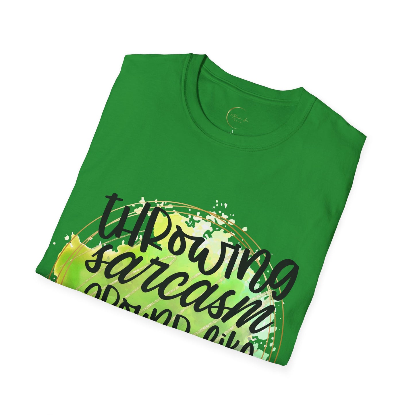 Unisex Softstyle Throwing Sarcasm T-Shirt