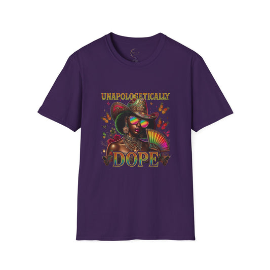 Unapologetically Dope T-Shirt, Cultural Pride Tee, Gift for Friends, Casual Wear, Empowerment Shirt, Birthday Gift
