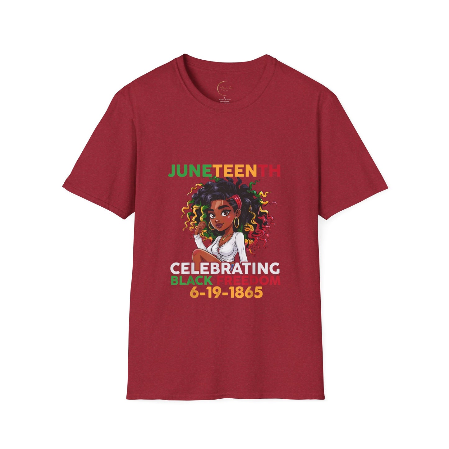 Juneteenth Freedom T-Shirt, Celebrate Black Culture, Unisex Softstyle Tee, Juneteenth Gift, Black History Month, Everyday Wear, Comfy Tee