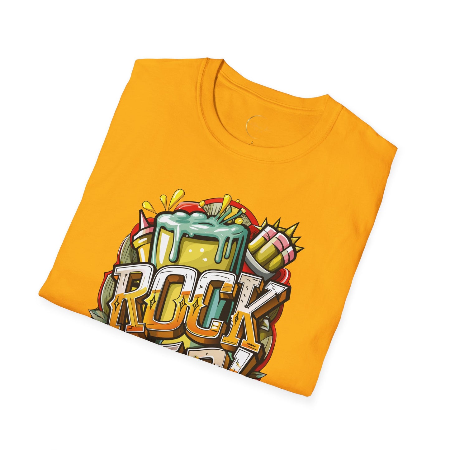 Unisex Softstyle Rock Dad T-Shirt
