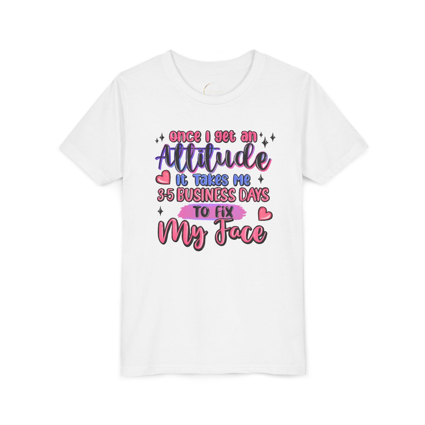Youth Short Sleeve Tee Fix My Face