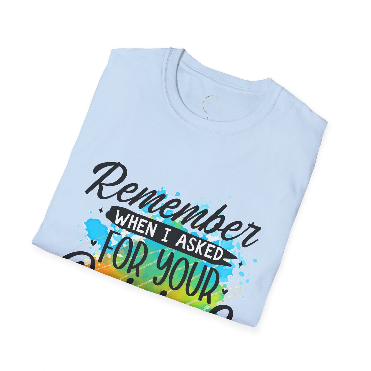 Unisex Softstyle Remember When  T-Shirt