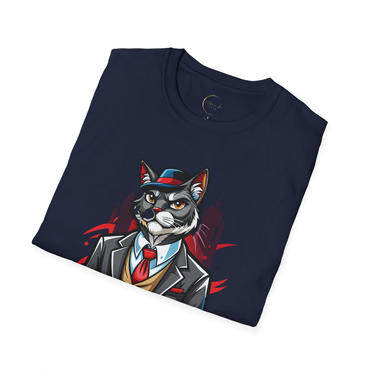 Unisex Softstyle Cat Father T-Shirt
