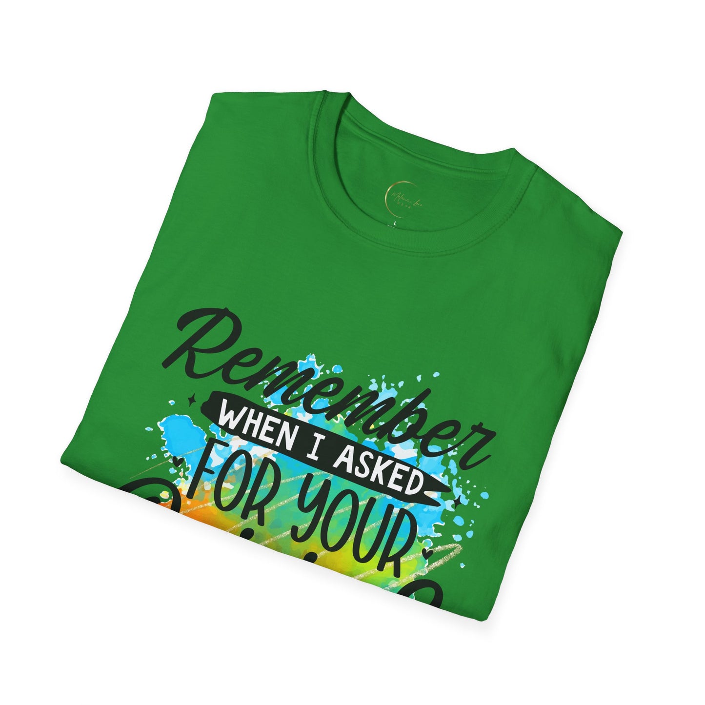 Unisex Softstyle Remember When  T-Shirt