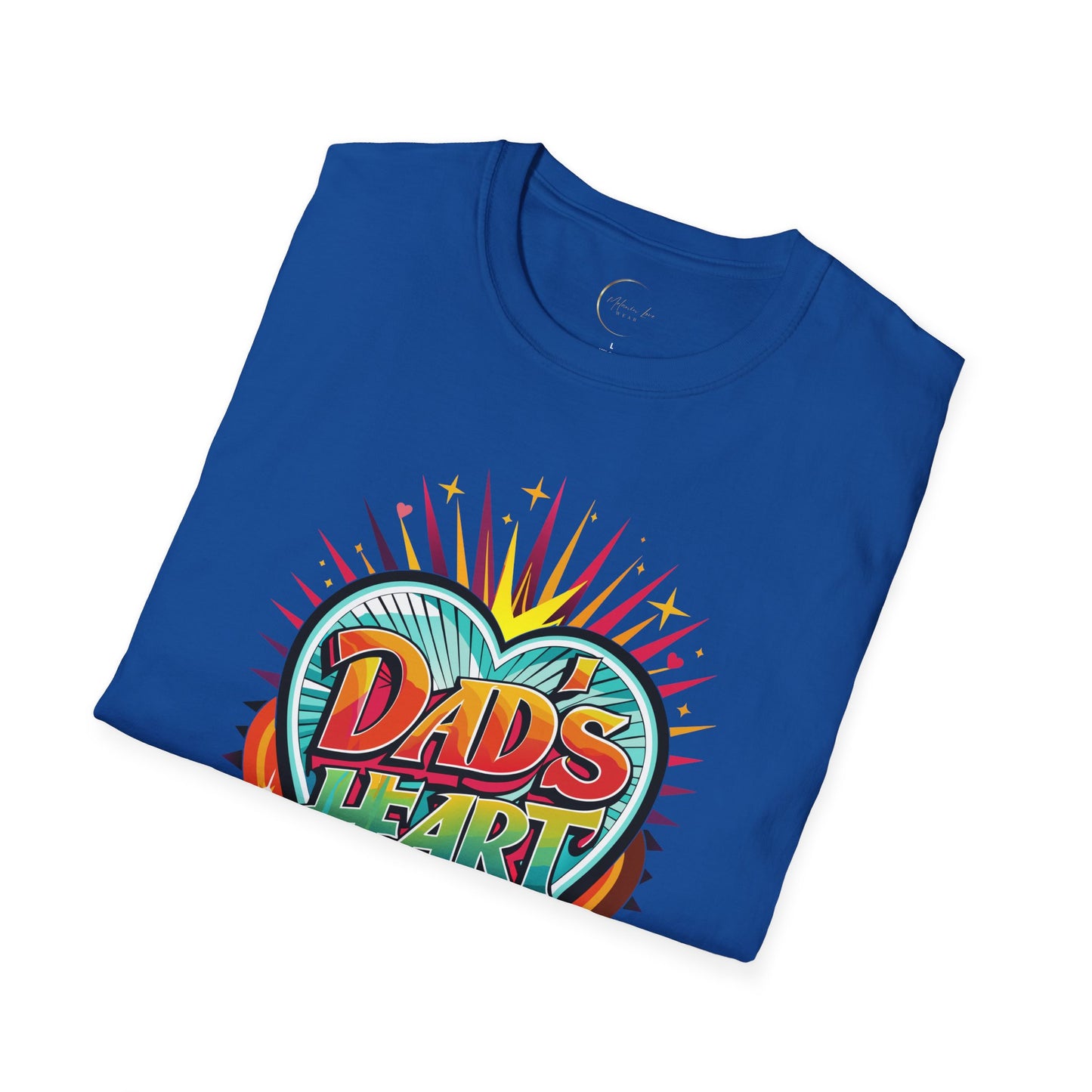 Unisex Softstyle Dad's Heart T-Shirt