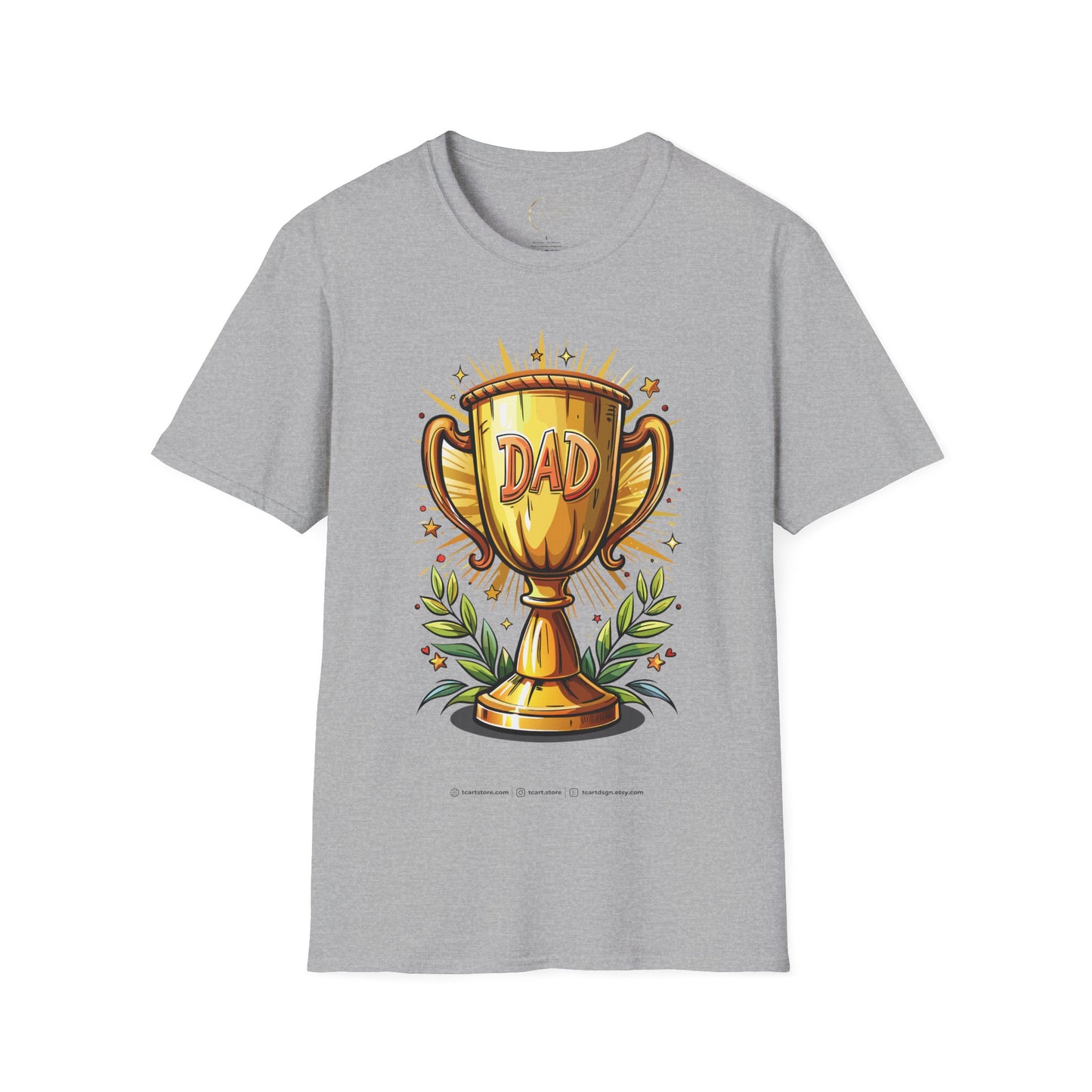 Unisex Softstyle Trophy Dad T-Shirt