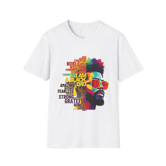 Unisex Softstyle I Am A Black Dad T-Shirt